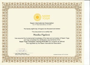 Certifikát Naam